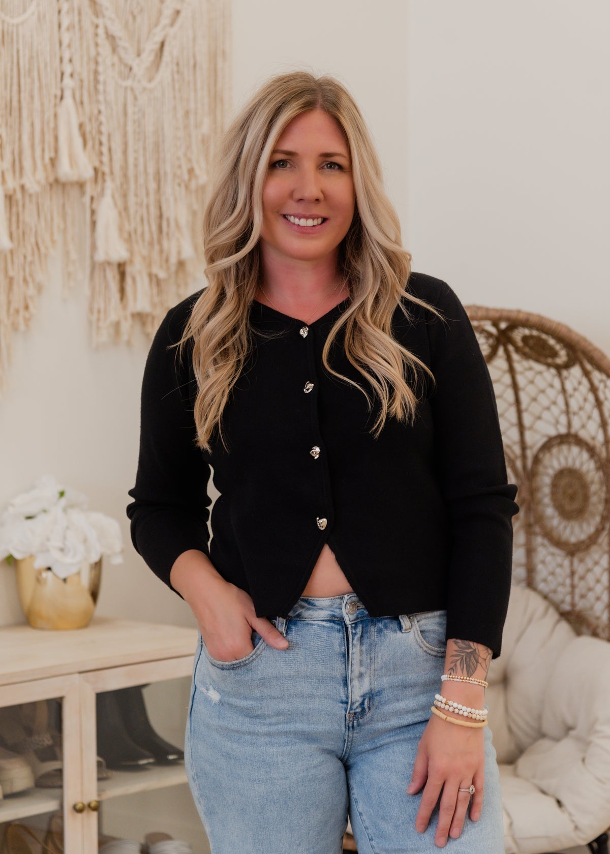 The Scarlett Button Cardigan