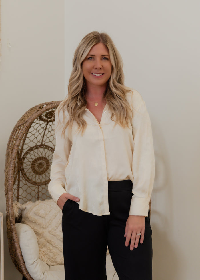 The Abigail Satin Blouse