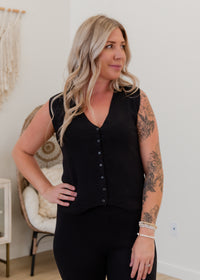 The Gold Art V-Neck Vest