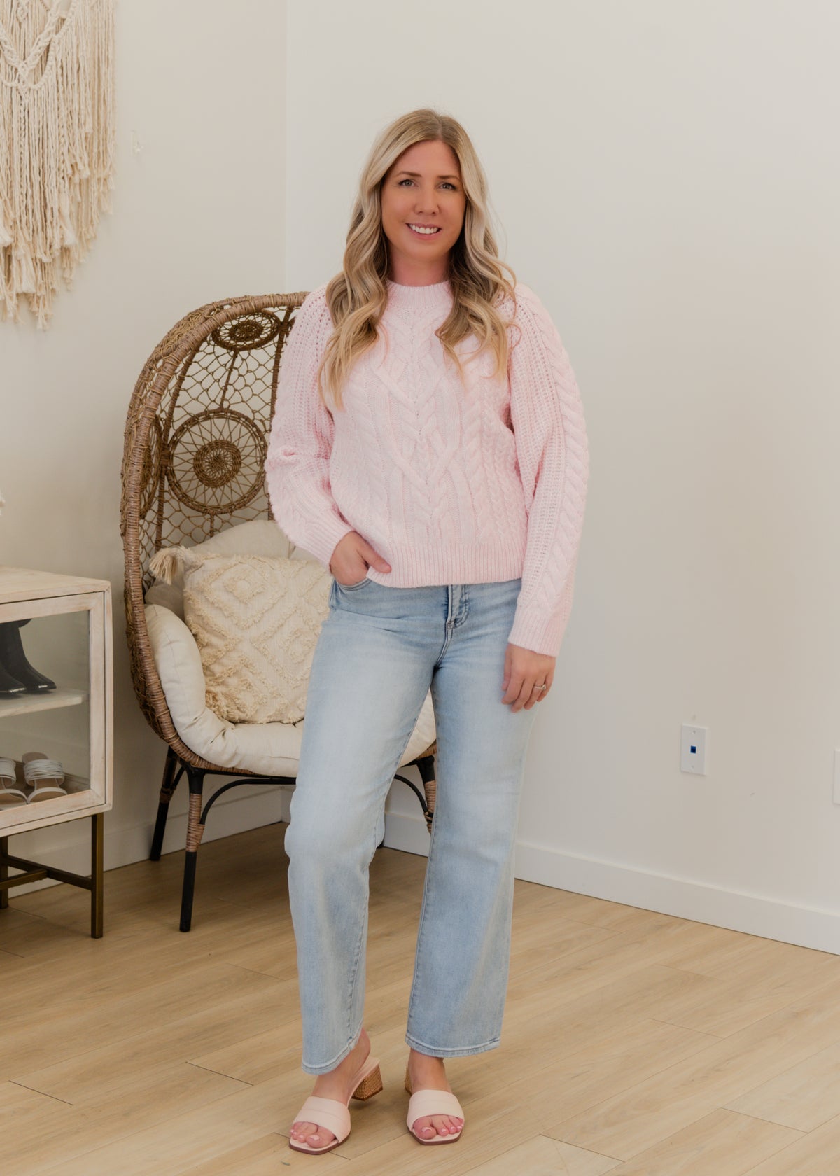 The Jada Cable Knit Sweater