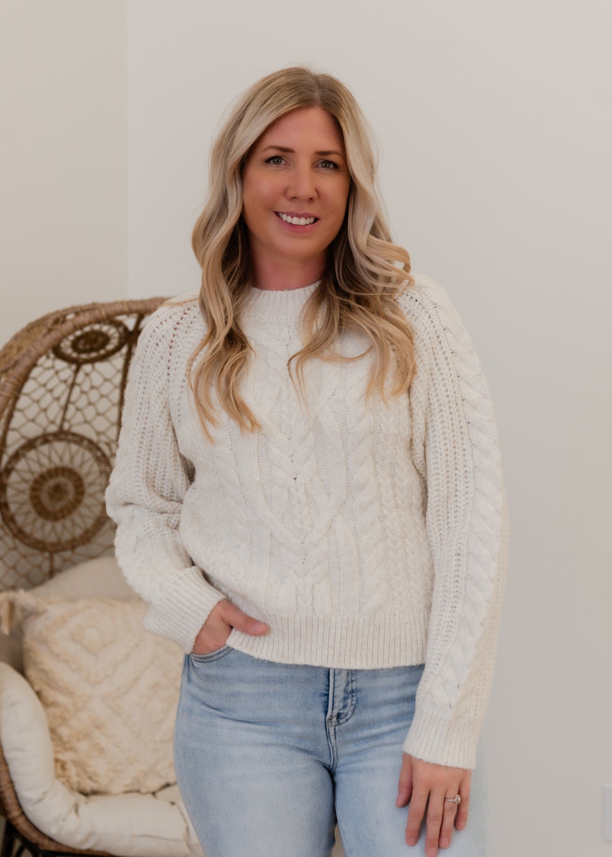 The Jada Cable Knit Sweater