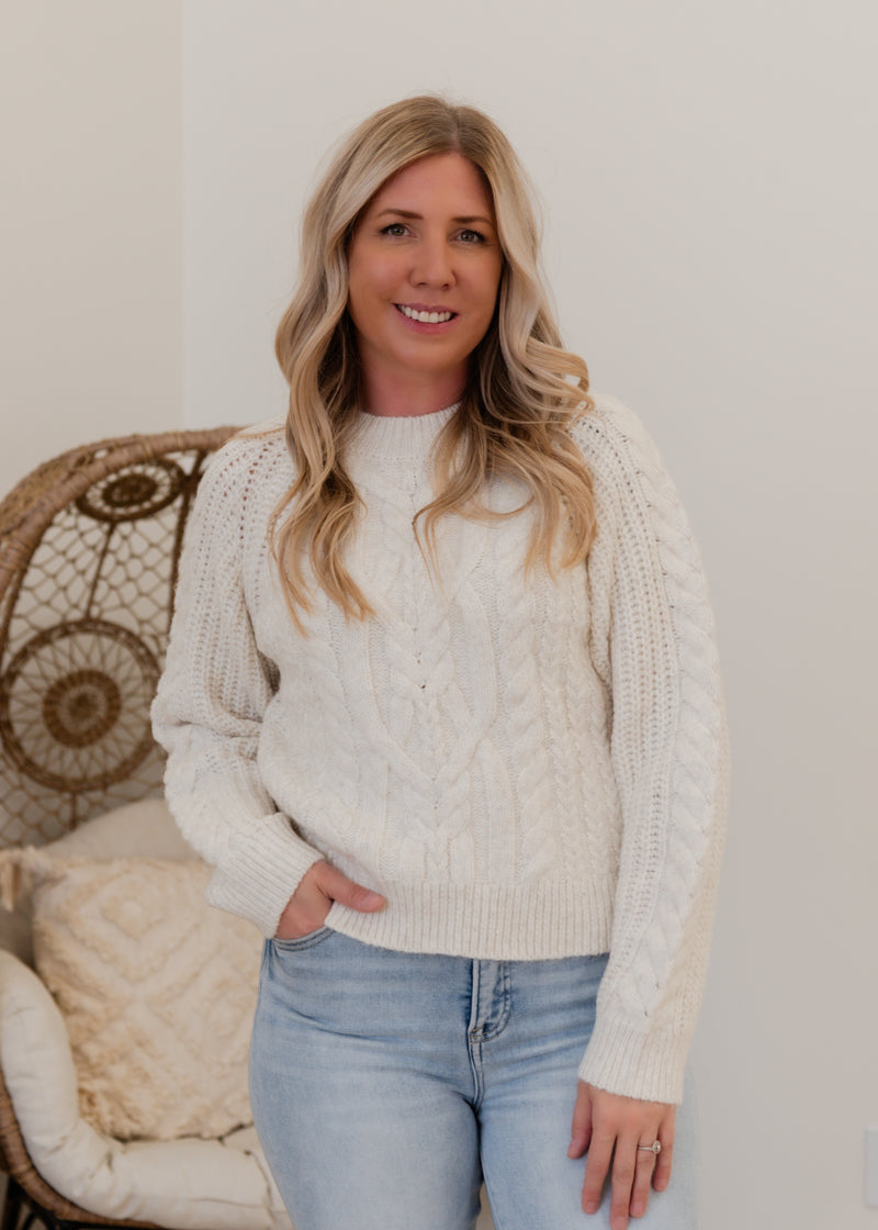 The Jada Cable Knit Sweater