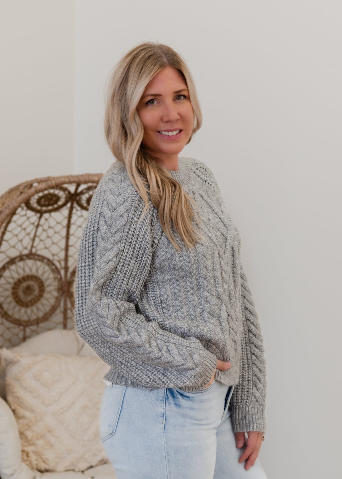 The Jada Cable Knit Sweater