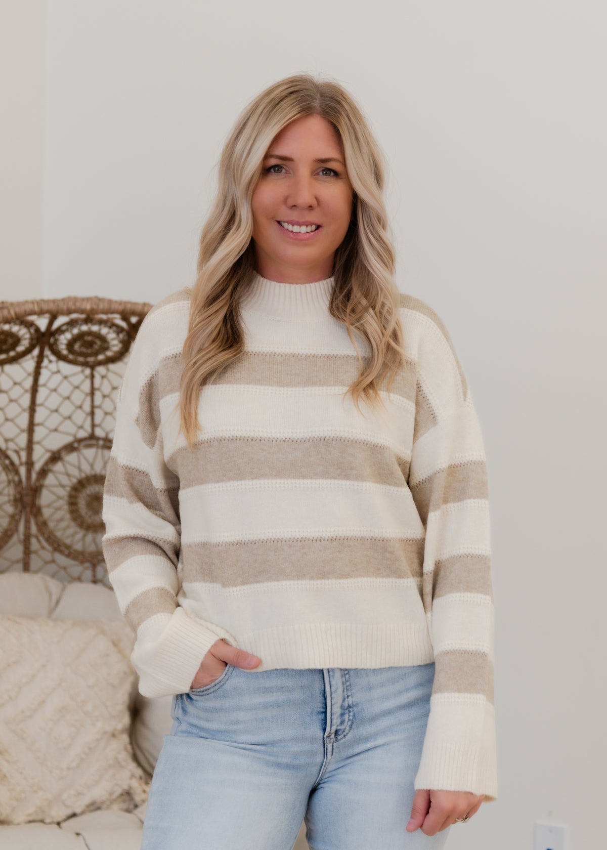 The Inez Stripe Pullover