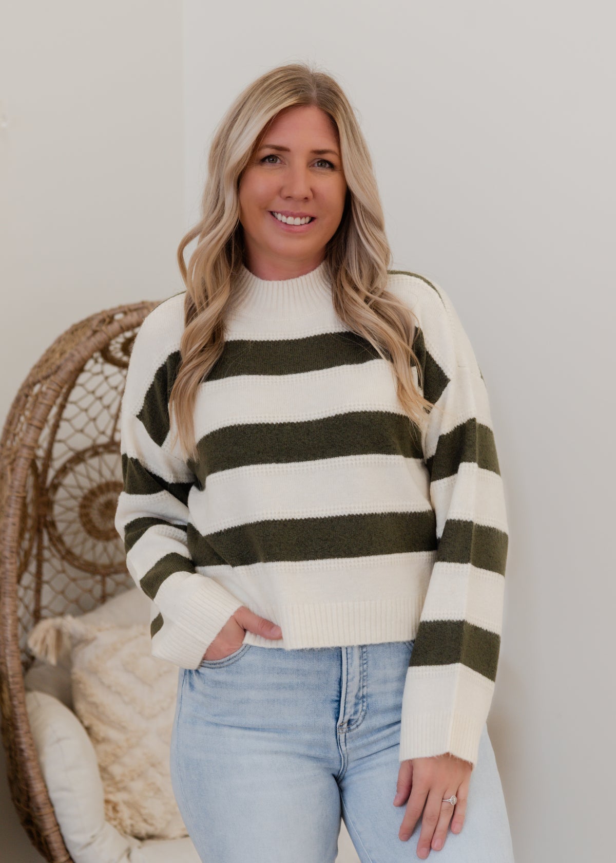 The Inez Stripe Pullover