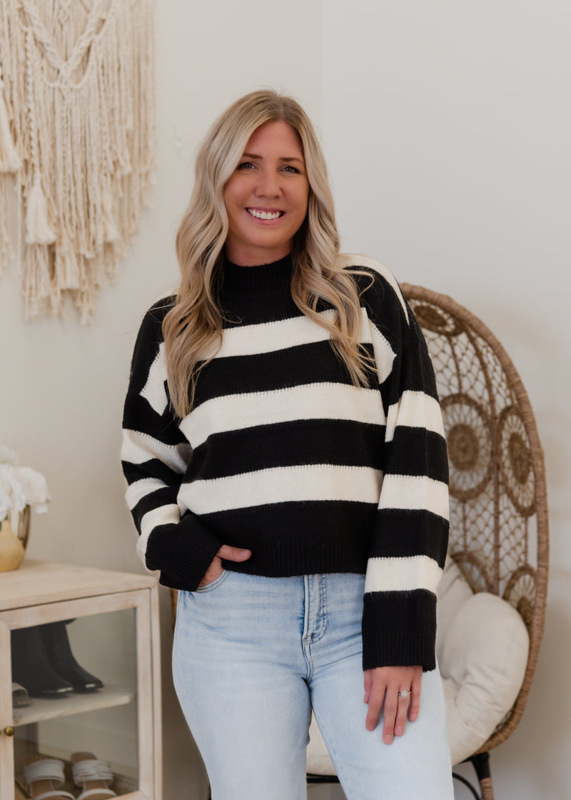 The Inez Stripe Pullover