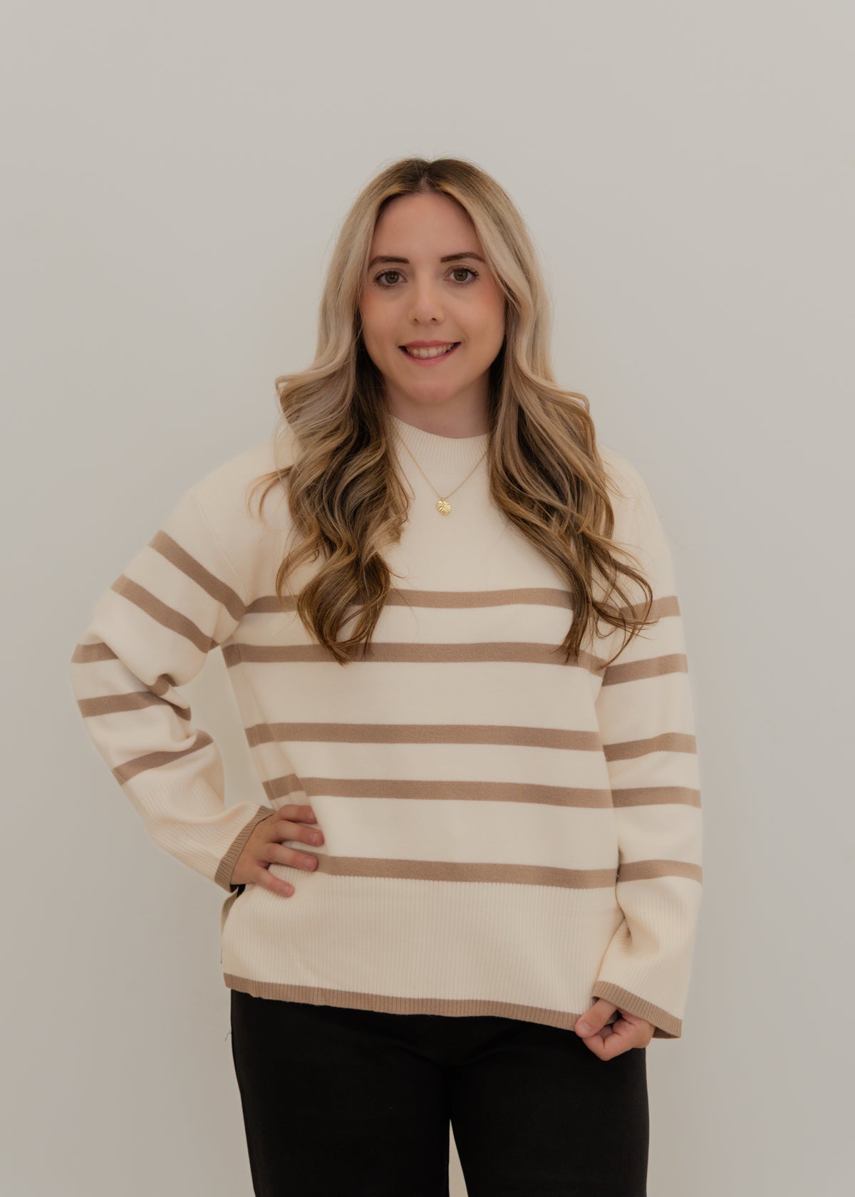 The Saba Stripe Pullover Sweater