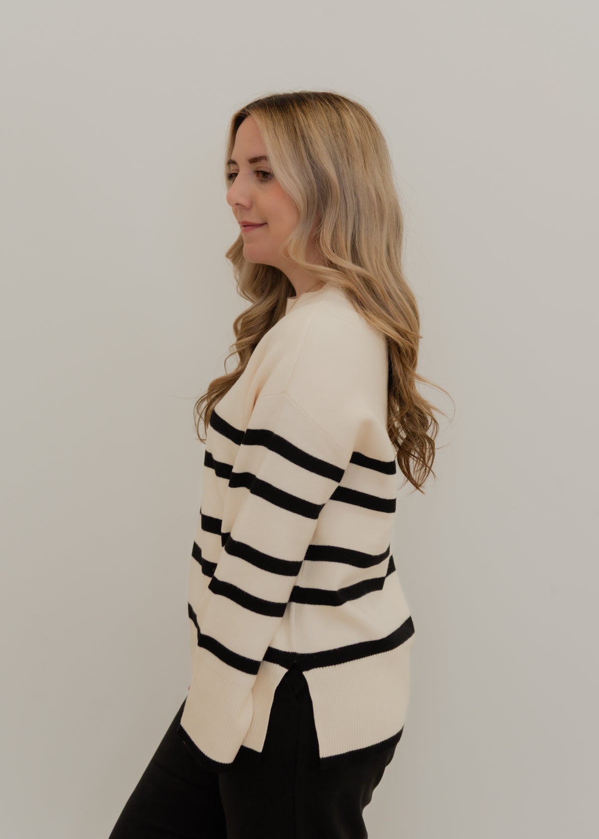 The Saba Stripe Pullover Sweater