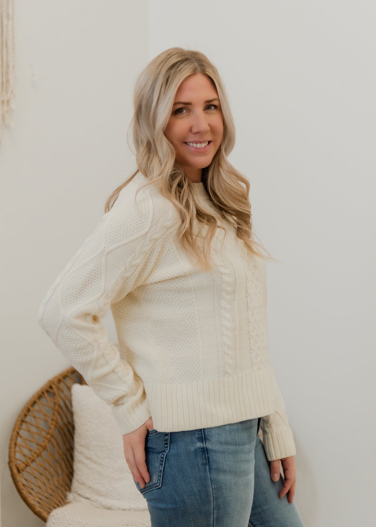 The Willa Cabled Sweater