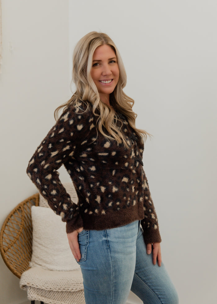 The Leslie Leopard Cardigan