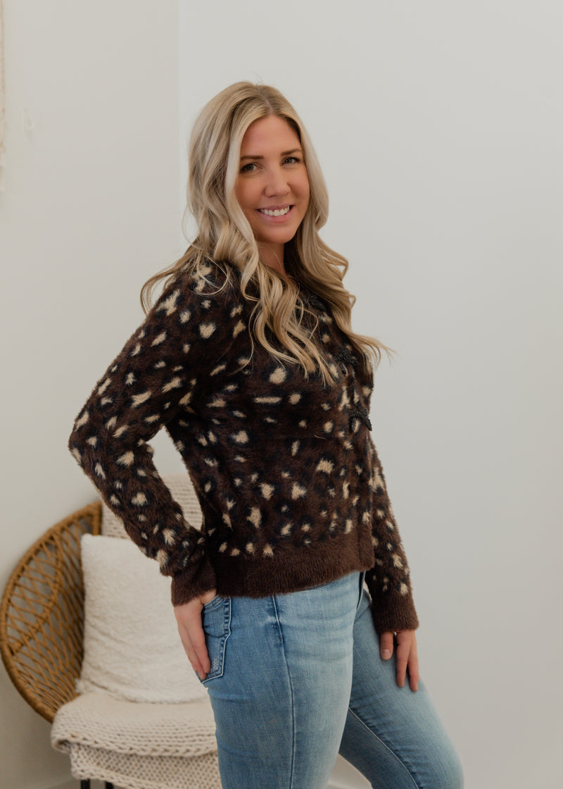 The Leslie Leopard Cardigan