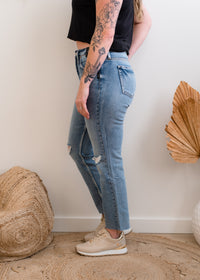 The Beau Girlfriend Mid Rise Jeans