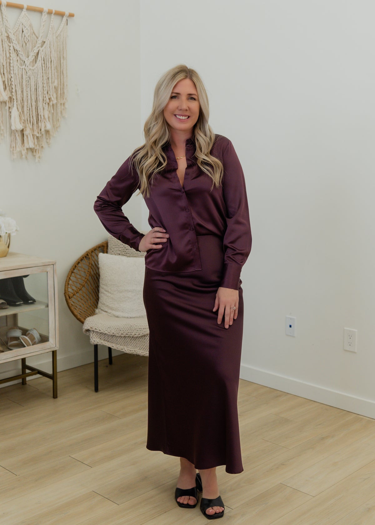 The Merle Satin Shirt