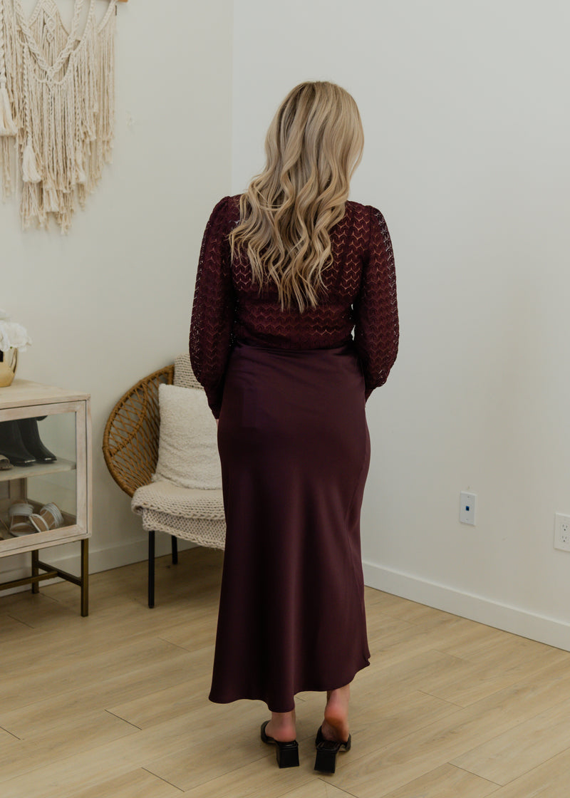 The Becca High Neck Lace Blouse