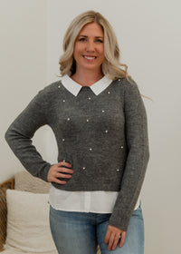 The Dolly Woven Pearl Pullover