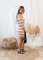 The Sara Striped Sweater Dress