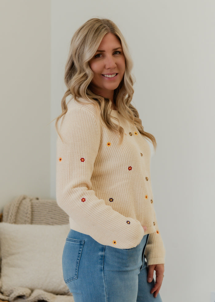 The Felicity Floral Cardigan