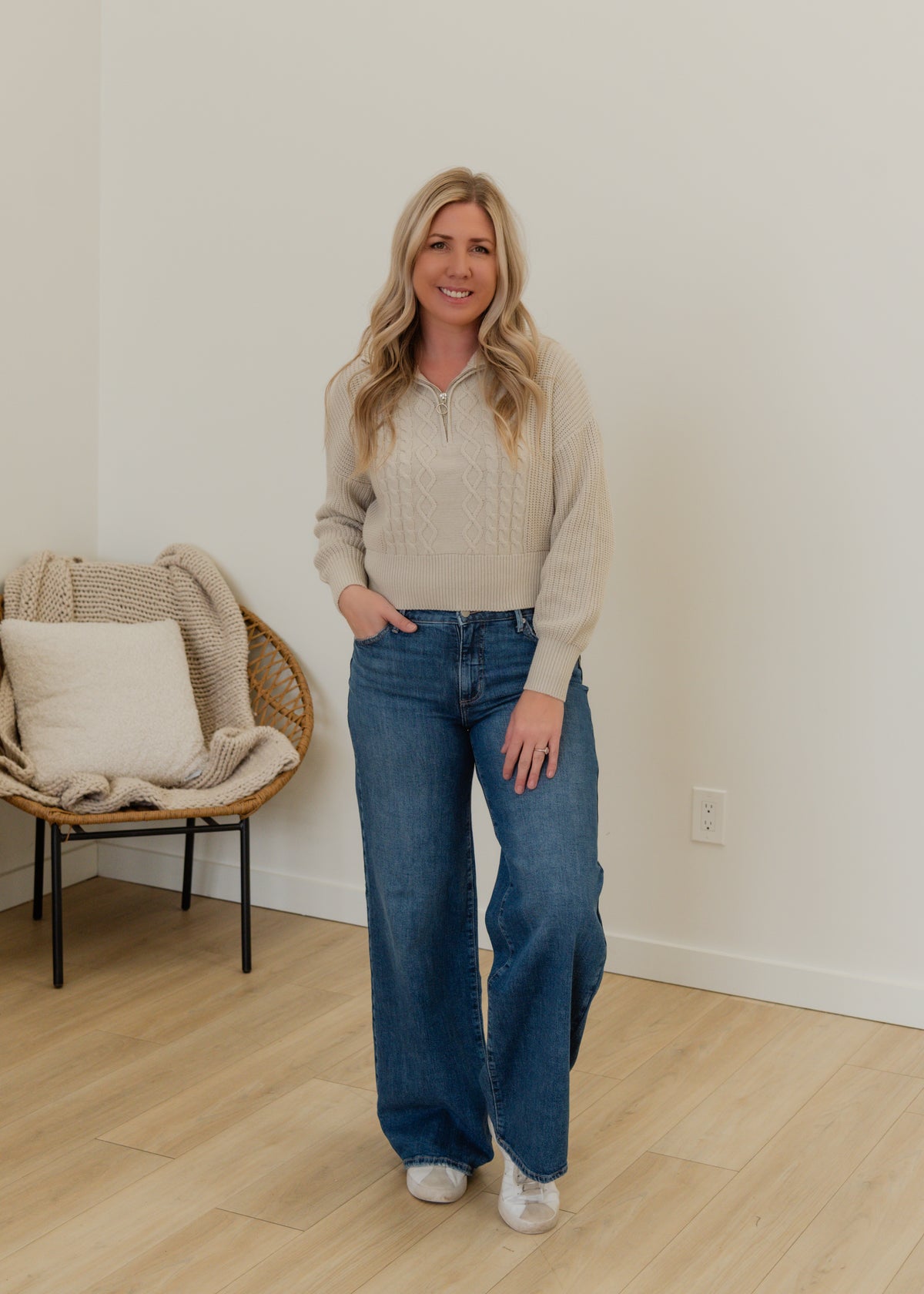 The Isbister High Rise Wide Leg Jeans