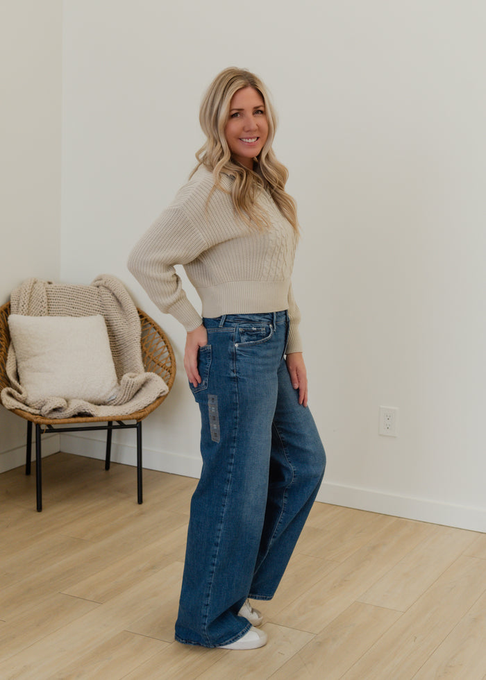The Isbister High Rise Wide Leg Jeans