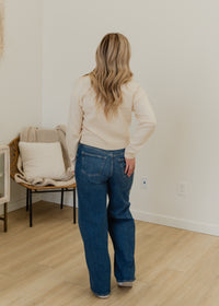 Gold Art V-Neck Cardigan