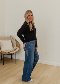 Gold Art V-Neck Cardigan