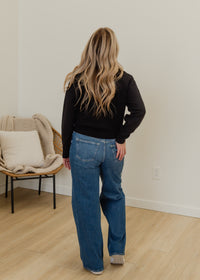 Gold Art V-Neck Cardigan