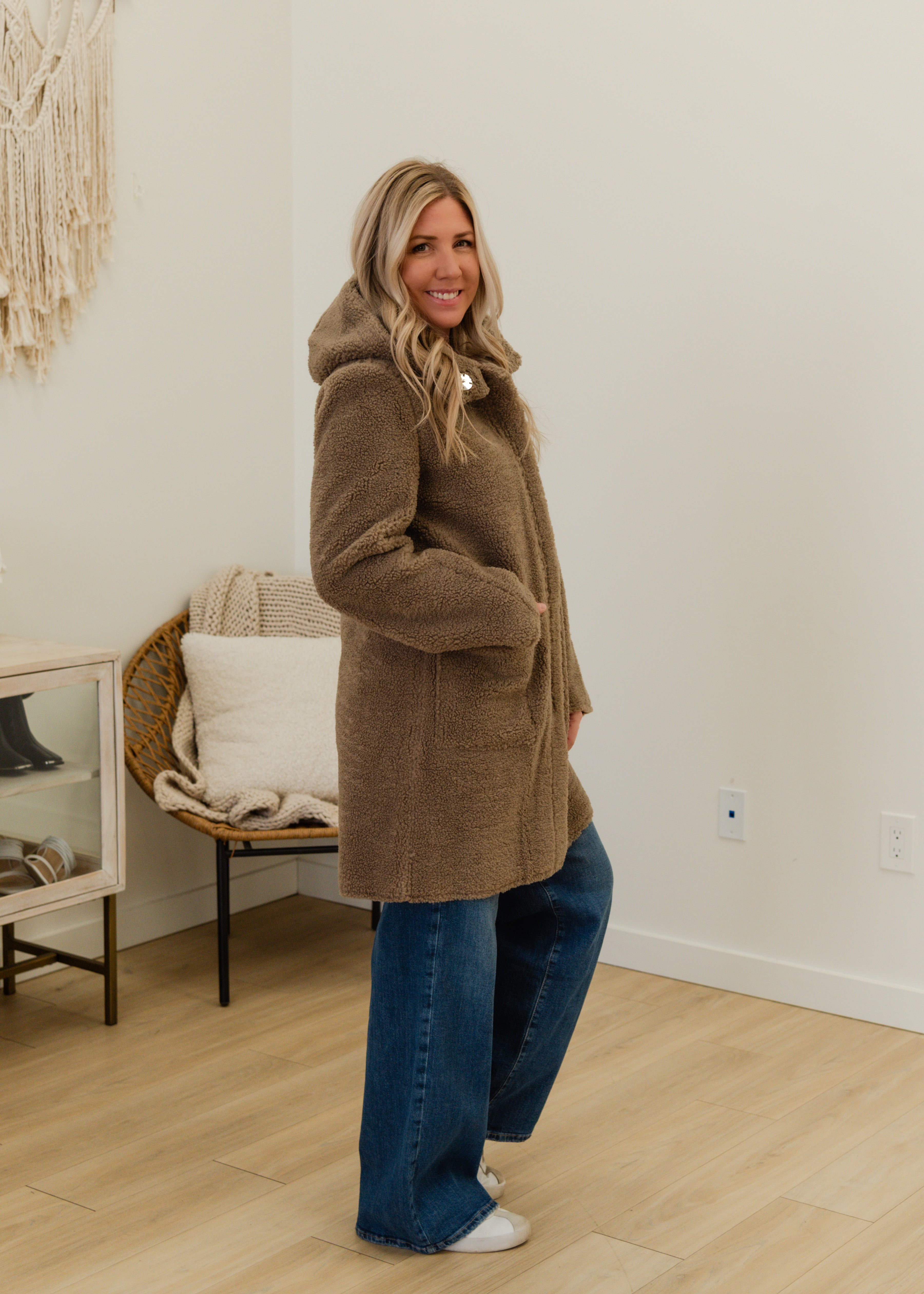 L'Appartement ◇SWEAT COAT The Alina Reversible Hooded Coat – Elle's Boutique