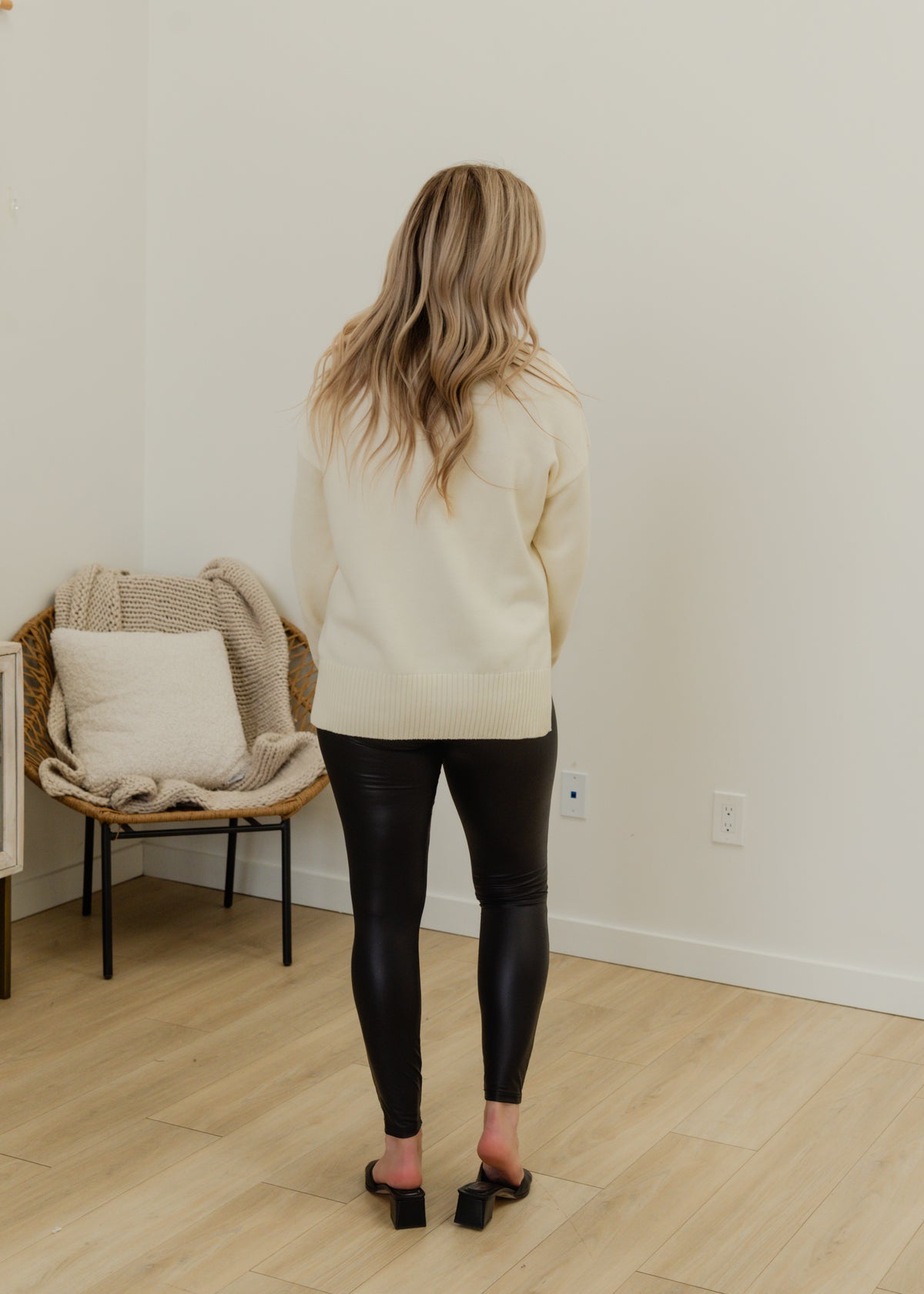 The Lita Mock Neck Pullover