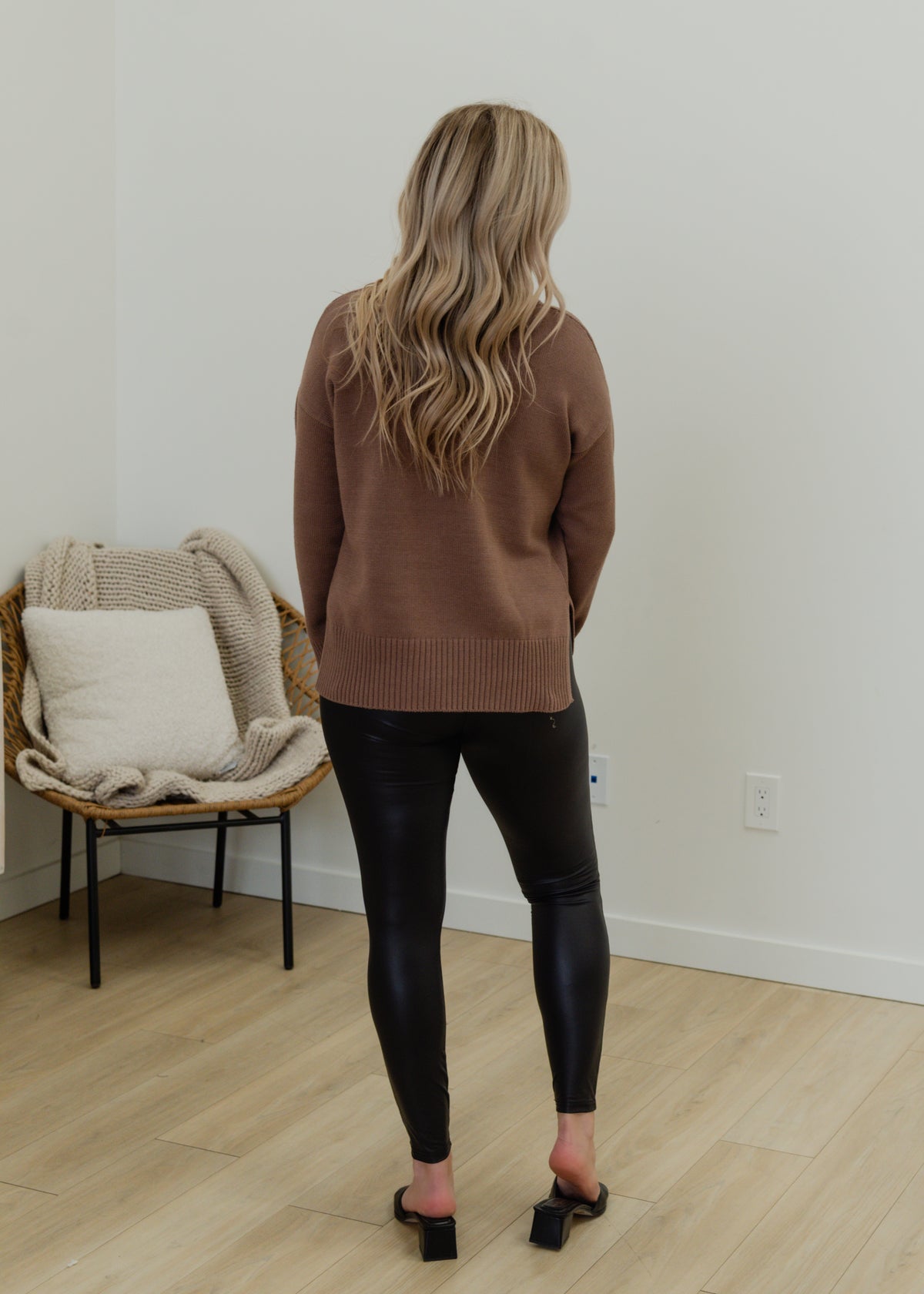 The Lita Mock Neck Pullover