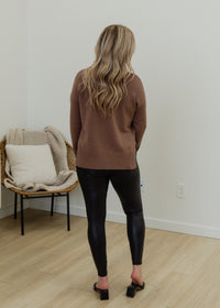 The Lita Mock Neck Pullover