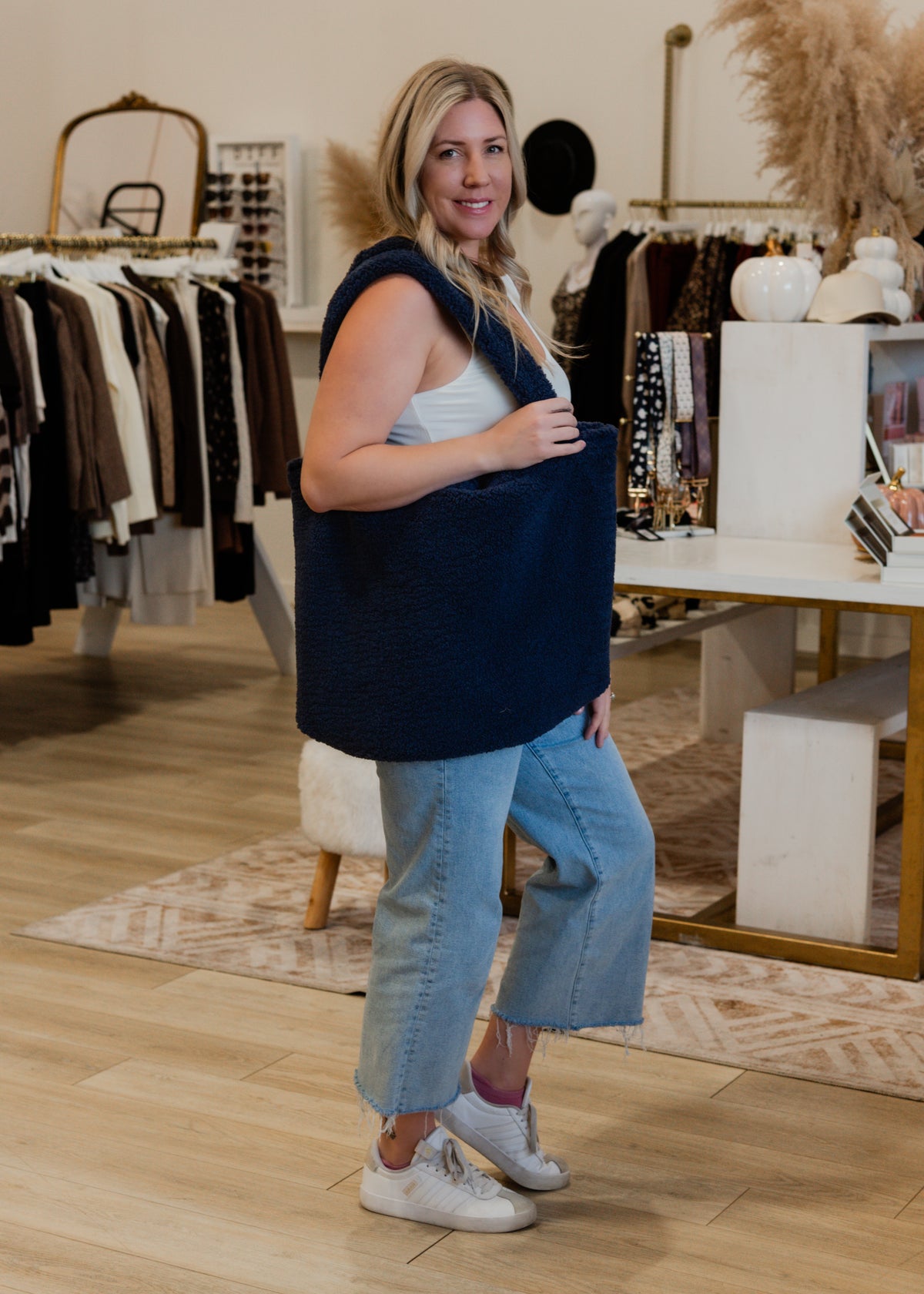 The Akiko Teddy Tote Bag