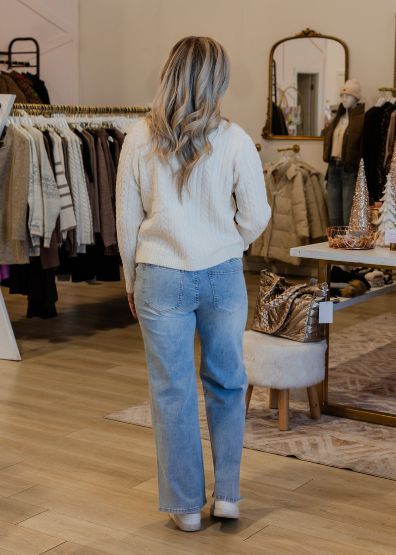 The Dove Wide Leg Denim