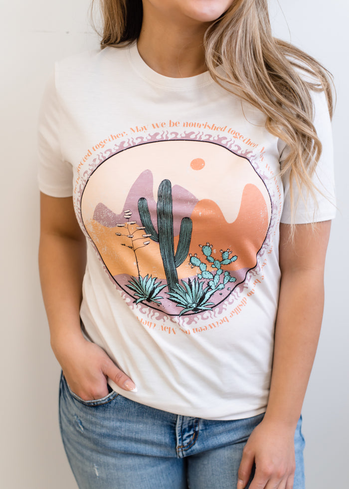 The Sunset Cactus Tee