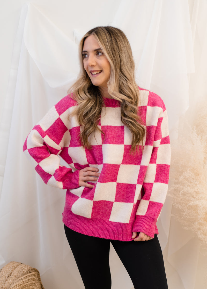 The Soft Checkered Sweater