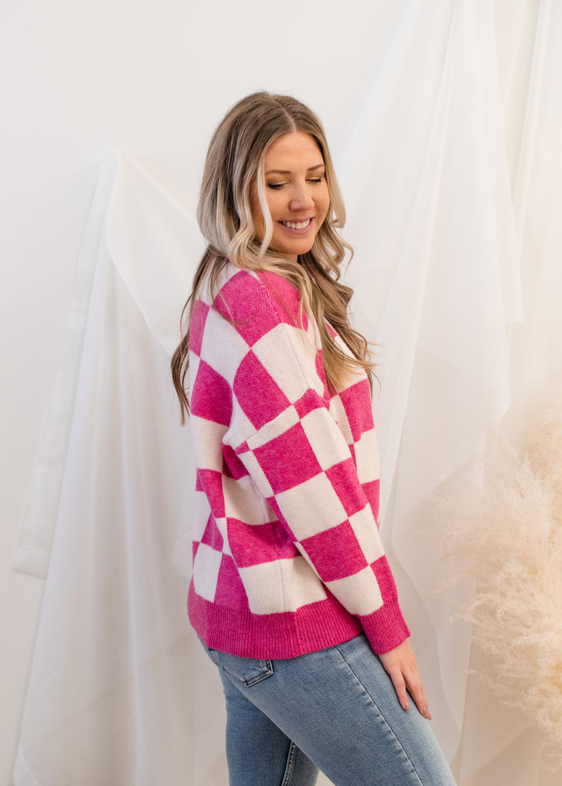 The Soft Checkered Sweater