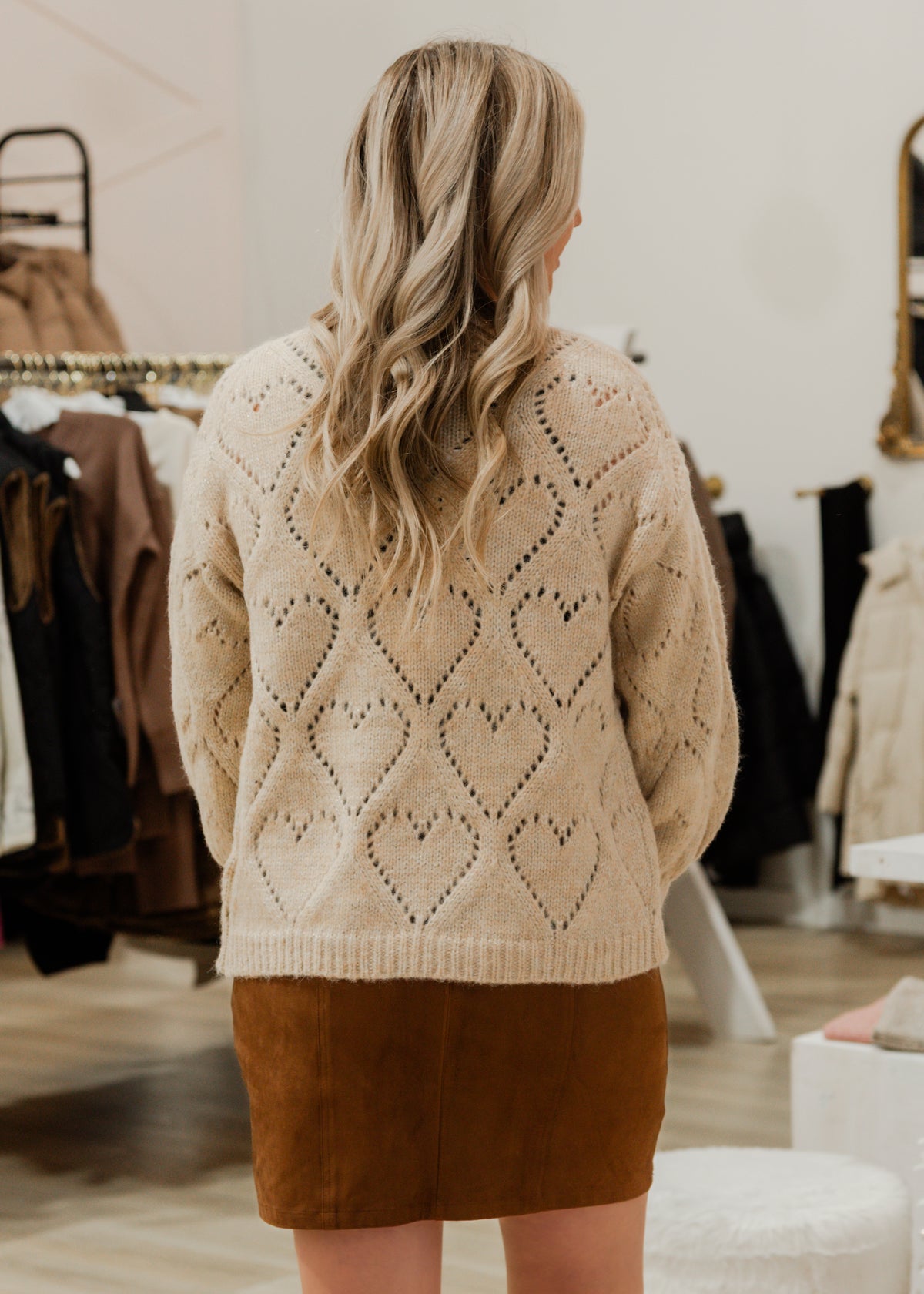 The Hilary Heart Cardigan