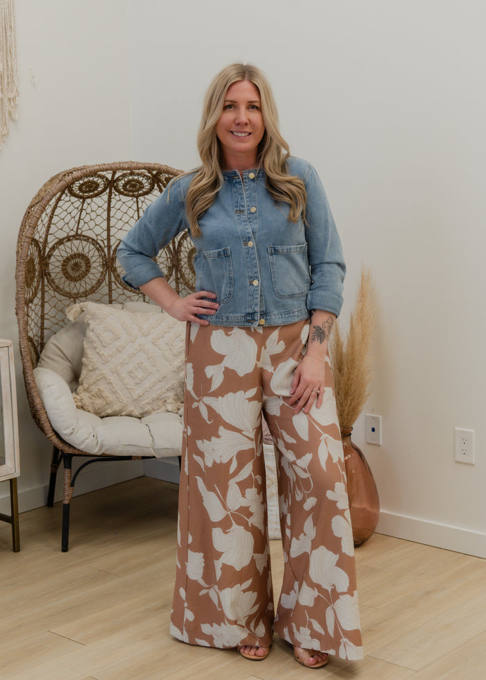 The Sammi Denim Top