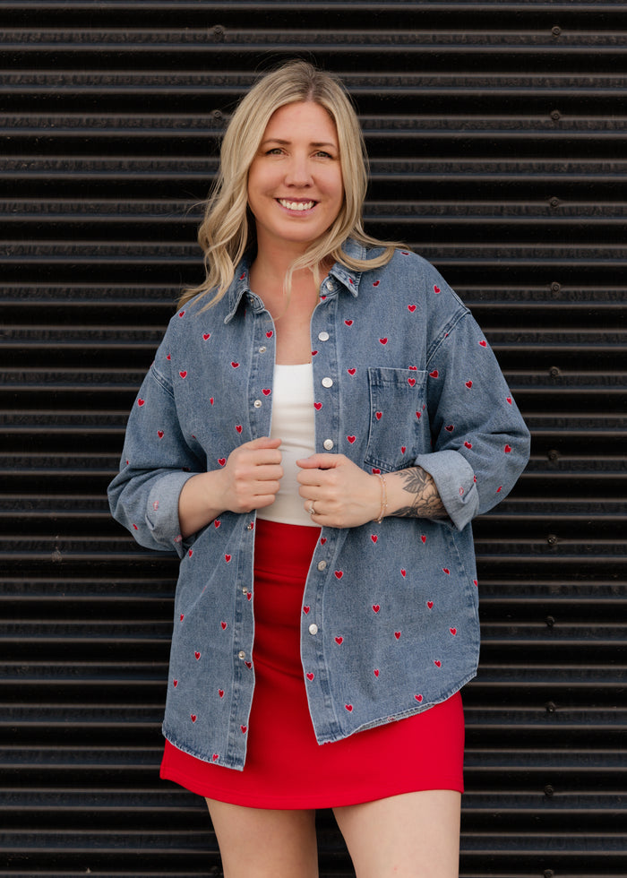 The Heart My Way Denim Jacket