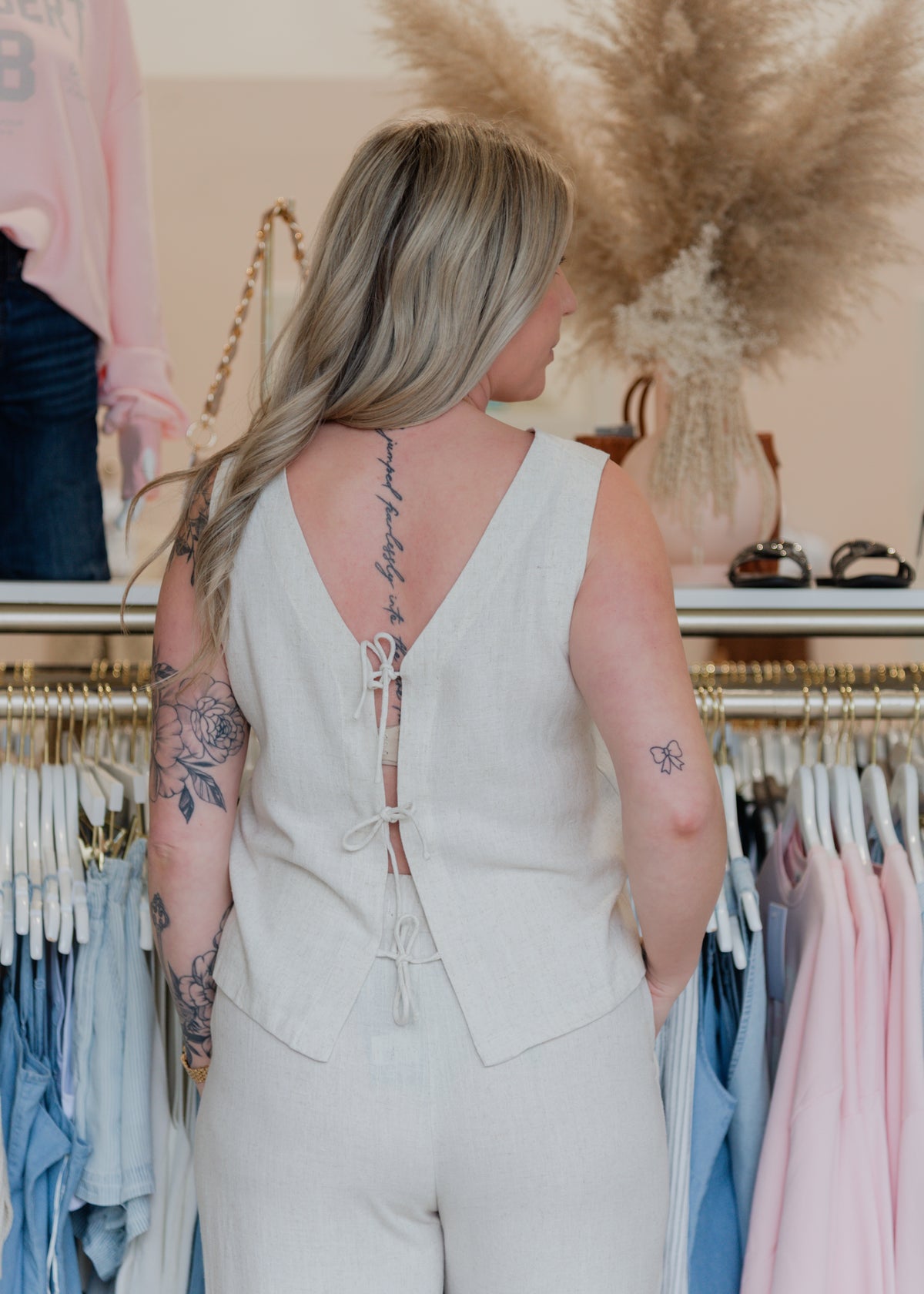 The Holly Reversible Tie Top