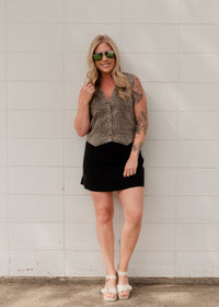 The Cloe Leopard Vest