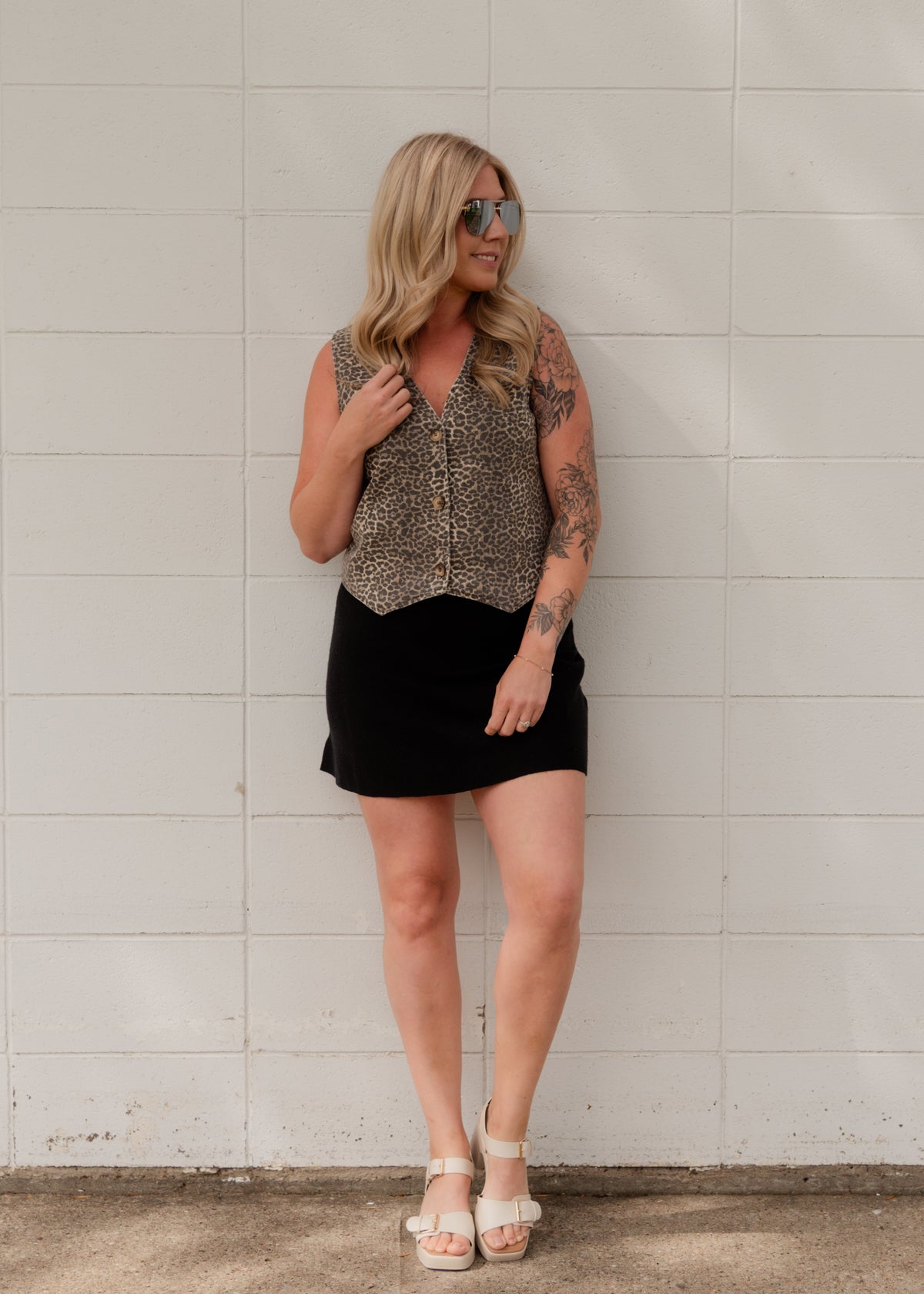 The Cloe Leopard Vest