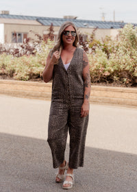 The Sasha Leopard Overall