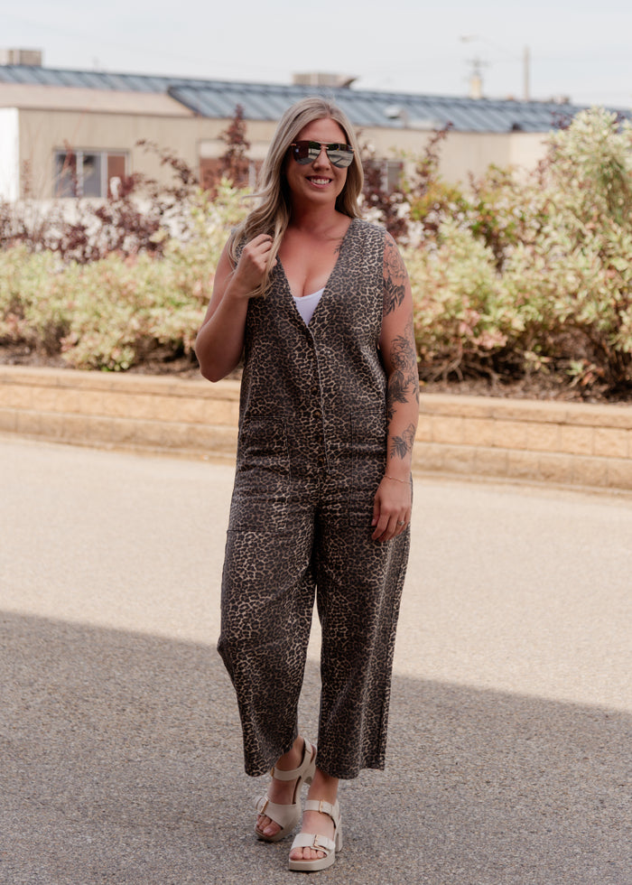 The Sasha Leopard Overall
