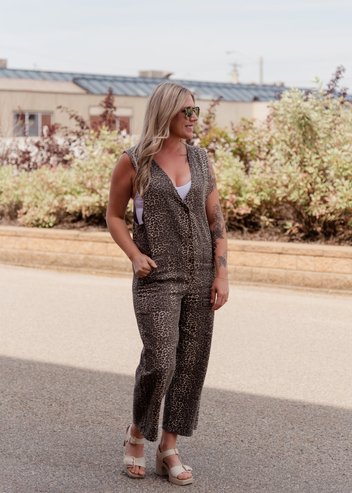 The Sasha Leopard Overall