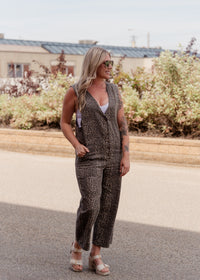 The Sasha Leopard Overall