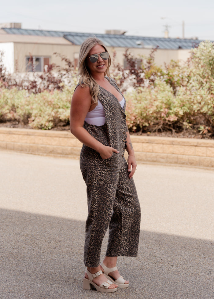 The Sasha Leopard Overall