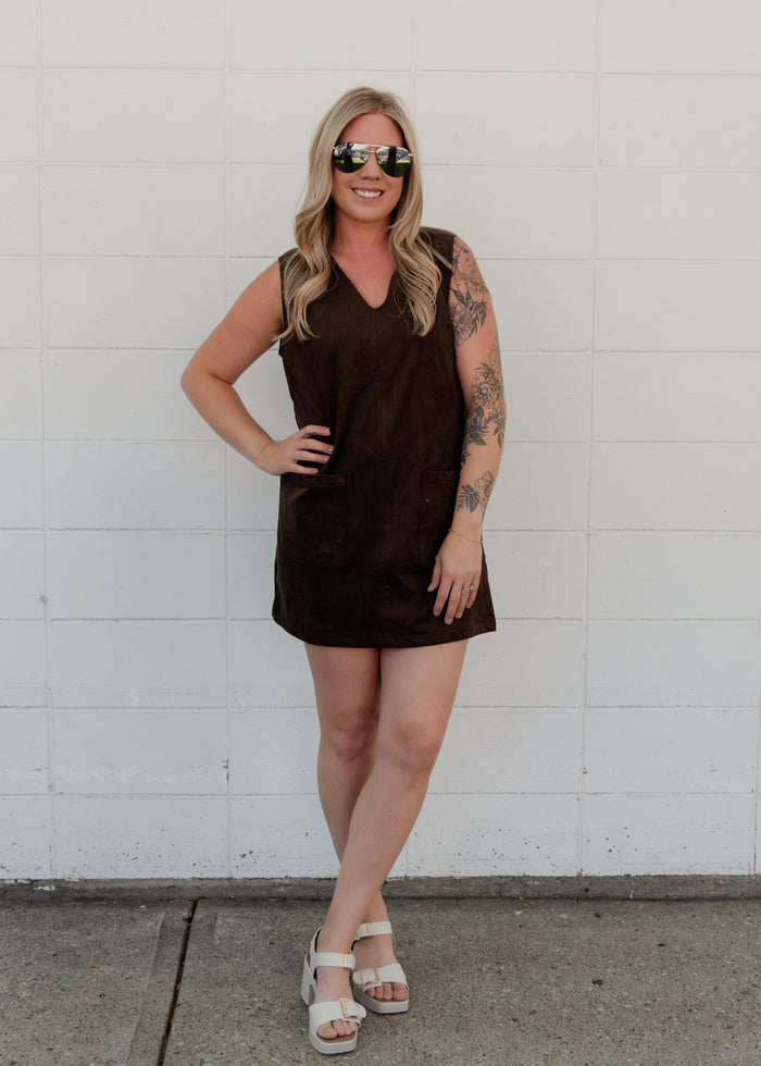 The Scottie Suede Dress
