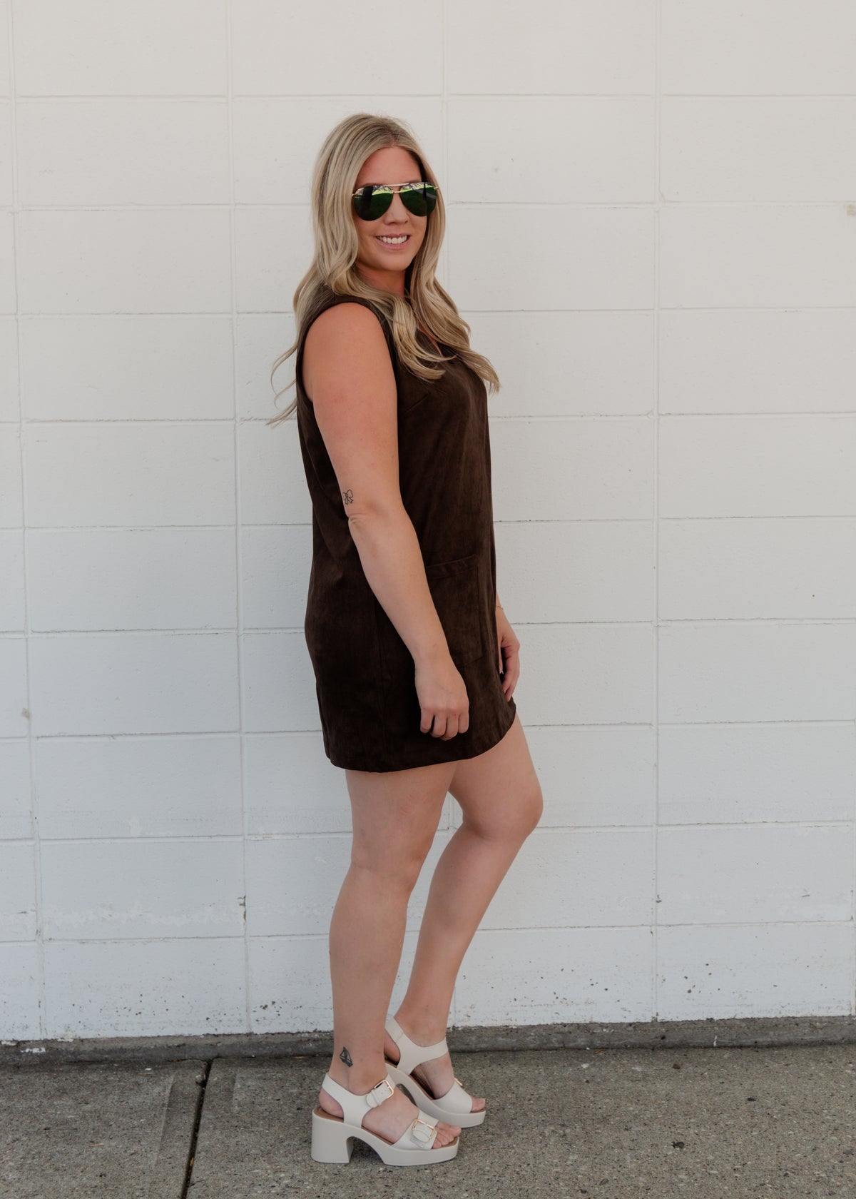 The Scottie Suede Dress
