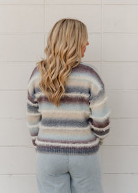 The Violet Fuzzy Sweater