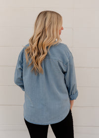 The Perfect Twill Button Up